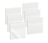 300 notas adhesivas transparentes en 4 tamaños, autoadhesivas, transparentes, impermeables, fáciles de publicar, adecuadas para oficina, hogar, escuela, reuniones (transparente nacarado)
