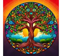 300 Pages of Tree Mandala Wonders: Mindful Coloring for Everyone.: A meditative art escape filled with nature’s harmony and gentle patterns.