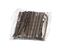 300 Pcs 5cm Hair Clip Lady Hairpins Curly Wavy Grips Hairstyle Women Bobby Pins Styling Accessories(Brown)