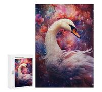 300 PCS Rompecabezas De Piezas para Adolescentes Enchanted Swan Fantasy Rompecabezas para Adultos Juego Familiar Análisis Y Desafío Educativo De Lógica 300 PCS