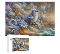 300 PCS Rompecabezas De Piezas para Adultos Fantasy Bird Artwork-3 Rompecabezas para Adultos Juguetes Antiestrés Análisis Y Lógica Desafiante De Completar 300 PCS
