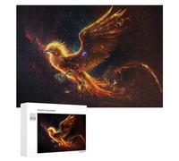 300 PCS Rompecabezas De Piezas para Adultos Phoenix Rise Celestial Flame Artwork Rompecabezas para Adultos Juguetes Antiestrés Análisis Y Lógica Desafiante De Completar 300 PCS