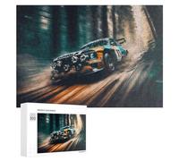 300 PCS Rompecabezas De Piezas para Adultos Racing Through The Forest Rompecabezas para Adultos Juguetes Antiestrés Análisis Y Lógica Desafiante De Completar 300 PCS