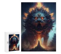 300 PCS Rompecabezas Fiery Lion Guardian Rompecabezas para Adolescentes, Divertidos Y con Humor. Cada Pieza Es Única: Juguetes Educativos De Aprendizaje 300 PCS