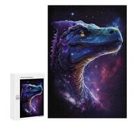 300 PCS Rompecabezas Galactic Dinosaur Head Rompecabezas para Adultos Juguetes Antiestrés Vacaciones En Casa Matar El Tiempo Interacción Entre Padres E Hijos 300 PCS