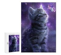 300 PCS Rompecabezas Magical Butterfly Adventure Rompecabezas para Adultos Juguetes Antiestrés Vacaciones En Casa Matar El Tiempo Interacción Entre Padres E Hijos 300 PCS