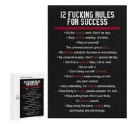 300 PCS Rompecabezas para Adolescentes 12 Rules For Success Rompecabezas para Adolescentes Actividades Familiares para Cumpleaños, Navidad 300 PCS