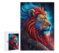 300 PCS Rompecabezas para Adolescentes A Close Up of Mystic Lion Rompecabezas para Adultos Juegos Divertidos Regalo De Cumpleaños Cumpleaños Y Navidad 300 PCS