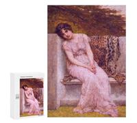 300 PCS Rompecabezas para Adolescentes A Lady with Leopard Skin Rompecabezas para Adultos, Decoración De Pared, Corte De Precisión, Cumpleaños