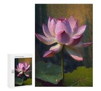 300 PCS Rompecabezas para Adolescentes A Lotus Pond of Serenity Rompecabezas para Adultos Juegos Familiares Desafío Difícil Ayuda A Ejercitar El Cerebro 300 PCS
