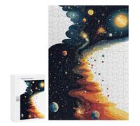 300 PCS Rompecabezas para Adolescentes Abstract Space Rompecabezas para Adultos Juguetes Antiestrés Desafío Difícil Cumpleaños