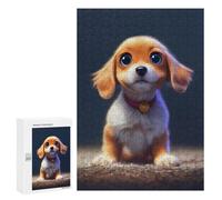 300 PCS Rompecabezas para Adolescentes Adorable Puppy Portrait -2 Rompecabezas para Adultos Juegos Familiares Mejora La Memoria Regalos para Amigos Y Familiares 300 PCS