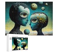 300 PCS Rompecabezas para Adolescentes Alien Encounter A Cosmic Romance Rompecabezas para Adultos Juguetes Antiestrés Regalo De Cumpleaños Regalo De Cumpleaños, Regalos, 300 PCS