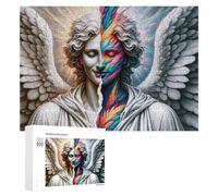 300 PCS Rompecabezas para Adolescentes Angel Wings Fantasy Artwork Rompecabezas para Adultos Juguetes Antiestrés Regalo De Cumpleaños Regalo De Cumpleaños, Regalos, 300 PCS