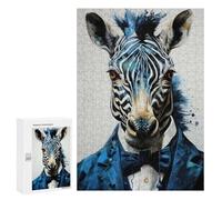 300 PCS Rompecabezas para Adolescentes Animal Zebra Rompecabezas para Adultos Juegos Familiares Desafío Difícil Ayuda A Ejercitar El Cerebro 300 PCS