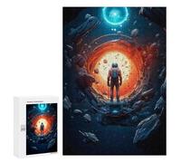 300 PCS Rompecabezas para Adolescentes Astronaut and The Unknown Juegos Familiares De Rompecabezas para Adultos Que Mejoran La Memoria Ayudan A Ejercitar El Cerebro 300 PCS