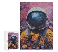 300 PCS Rompecabezas para Adolescentes Astronaut Retro Rompecabezas para Adultos Juegos Familiares Desafío Difícil Ayuda A Ejercitar El Cerebro 300 PCS