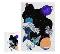 300 PCS Rompecabezas para Adolescentes Battle Space Rompecabezas para Adultos Juegos De Relajación Decoración De Pared Ayuda A Ejercitar El Cerebro 300 PCS