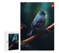 300 PCS Rompecabezas para Adolescentes Beautiful Blue Bird Nature Rompecabezas para Adultos, Decoración De Pared, Corte De Precisión, Cumpleaños