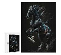 300 PCS Rompecabezas para Adolescentes Beautiful Colorful Horse Rompecabezas para Adultos Juguetes Antiestrés Análisis Y Lógica Interacción Entre Padres E Hijos 300 PCS