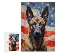 300 PCS Rompecabezas para Adolescentes Belgian Malinois Juegos Familiares De Rompecabezas para Adultos Que Mejoran La Memoria Ayudan A Ejercitar El Cerebro 300 PCS