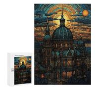 300 PCS Rompecabezas para Adolescentes Berlin Dark Art Noveau Rompecabezas para Adultos Juegos Familiares Mejora La Memoria Regalos para Amigos Y Familiares 300 PCS