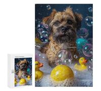 300 PCS Rompecabezas para Adolescentes Border Terrier Dog Rompecabezas Juegos Relajantes Pero Divertidos Y Humorísticos Cumpleaños Y Navidad 300 PCS