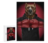 300 PCS Rompecabezas para Adolescentes Boxer Pit Bull Terrier Rompecabezas para Adultos Juguetes Antiestrés Desafío Difícil Cumpleaños