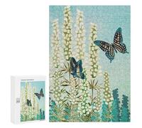 300 PCS Rompecabezas para Adolescentes Butterfly Garden Rompecabezas para Adultos Juego Práctico Desafío Difícil 300 PCS