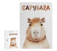 300 PCS Rompecabezas para Adolescentes Capybara Animal Nursery Rompecabezas para Adultos Juguetes Antiestrés Análisis Y Lógica Interacción Entre Padres E Hijos 300 PCS