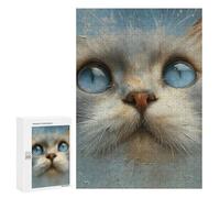 300 PCS Rompecabezas para Adolescentes Cat Painted Rompecabezas para Adultos Juguetes Antiestrés Decoración De Pared Diversión Actividades En Casa, 300 PCS