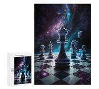 300 PCS Rompecabezas para Adolescentes Chess Queen of Universe Rompecabezas para Adultos Juegos Divertidos Regalo De Cumpleaños Cumpleaños Y Navidad 300 PCS