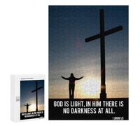 300 PCS Rompecabezas para Adolescentes Christian Quote of Bible Juegos Familiares De Rompecabezas para Adultos Que Mejoran La Memoria Ayudan A Ejercitar El Cerebro 300 PCS