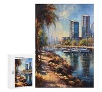 300 PCS Rompecabezas para Adolescentes Coastal San Diego USA Rompecabezas para Adultos Juegos Familiares Mejora La Memoria Regalos para Amigos Y Familiares 300 PCS