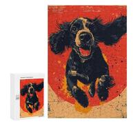 300 PCS Rompecabezas para Adolescentes Cocker Spaniel Rompecabezas para Adultos Juegos Relajantes Mejora La Memoria Interacción Entre Padres E Hijos 300 PCS