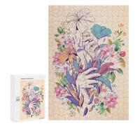 300 PCS Rompecabezas para Adolescentes Colorful Flower Bouquet Rompecabezas para Adultos Juguetes Antiestrés Análisis Y Lógica Interacción Entre Padres E Hijos 300 PCS