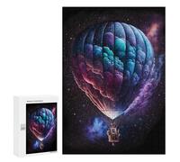 300 PCS Rompecabezas para Adolescentes Cosmic Balloon Adventure-1 Rompecabezas para Adolescentes Desafío Difícil Desafío Educativo Diversión Familiar Y Noche De Juegos 300 PCS