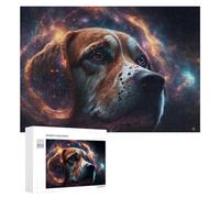 300 PCS Rompecabezas para Adolescentes Cosmic Canine A Dog in Space Rompecabezas para Adultos Juego De Ingenio Regalos para Mujeres Cumpleaños Y Navidad 300 PCS