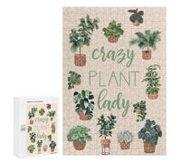 300 PCS Rompecabezas para Adolescentes Crazy Plant Lady Rompecabezas para Adultos Juguetes Antiestrés Análisis Y Lógica Interacción Entre Padres E Hijos 300 PCS