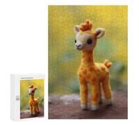 300 PCS Rompecabezas para Adolescentes Cute Giraffe Baby Giraffes Rompecabezas para Adultos Juegos Relajantes Mejora La Memoria Interacción Entre Padres E Hijos 300 PCS