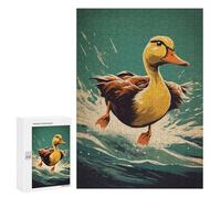 300 PCS Rompecabezas para Adolescentes Duck in The Water Bird Art Rompecabezas para Adultos Juego Práctico Difícil Interacción Entre Padres E Hijos 300 PCS