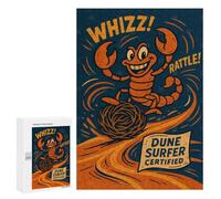 300 PCS Rompecabezas para Adolescentes Dune Surfer Certified Cartoon Scorpion Rompecabezas para Adultos Juguetes Antiestrés Decoración De Pared Diversión Actividades En Casa, 300 PCS