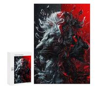 300 PCS Rompecabezas para Adolescentes Dynamic Lion Art Print Rompecabezas para Adolescentes para Aliviar El Estrés. Cada Pieza Es Única Toda La Familia.
