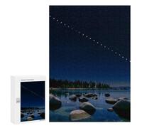 300 PCS Rompecabezas para Adolescentes Eclipse by Lake Tahoe Rompecabezas para Adultos Juegos Familiares Desafío Difícil Ayuda A Ejercitar El Cerebro 300 PCS