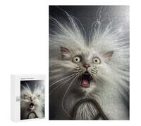 300 PCS Rompecabezas para Adolescentes Electric Cat Energy -1 Rompecabezas para Adultos Juegos Familiares Mejora La Memoria Regalos para Amigos Y Familiares 300 PCS