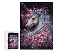 300 PCS Rompecabezas para Adolescentes Enchanted Unicorn Fantasy Art Print -1 Rompecabezas para Adultos Juego Familiar Análisis Y Lógica Regalos para Reducir El Estrés 300 PCS