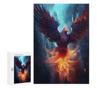 300 PCS Rompecabezas para Adolescentes Epic Rainy Phoenix Rompecabezas para Adultos Juegos Relajantes Mejora La Memoria Interacción Entre Padres E Hijos 300 PCS