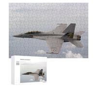 300 PCS Rompecabezas para Adolescentes FA18F Super Hornet Strike Rompecabezas para Adultos Juego Práctico Regalos para Mujeres Ayuda A Ejercitar El Cerebro 300 PCS