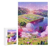 300 PCS Rompecabezas para Adolescentes Fantasy Landscapes A Dreamy Journey Rompecabezas para Adolescentes Juguetes Antiestrés Vacaciones En Casa Matar El Tiempo Desafío Educativo 300 PCS