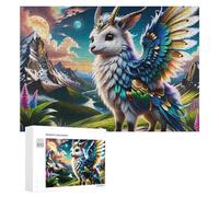 300 PCS Rompecabezas para Adolescentes Fantasy Mythical Creature Artwork Rompecabezas para Adultos Juguetes Antiestrés Regalo De Cumpleaños Regalo De Cumpleaños, Regalos, 300 PCS